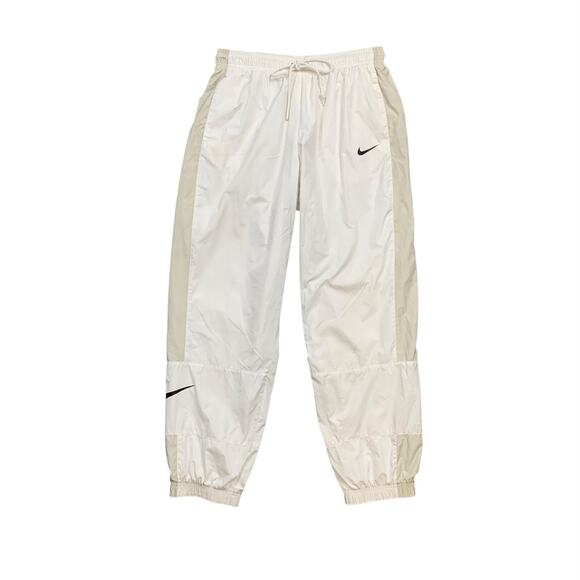Nike Joggers Womens M Medium White Grey Dri Fit Academy Pro Mesh Lined Track - Picture 1 of 16